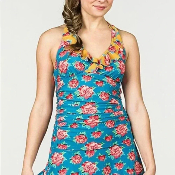 Matilda Jane Chase the Sun Swimming Tankini Top - Picture 1 of 7
